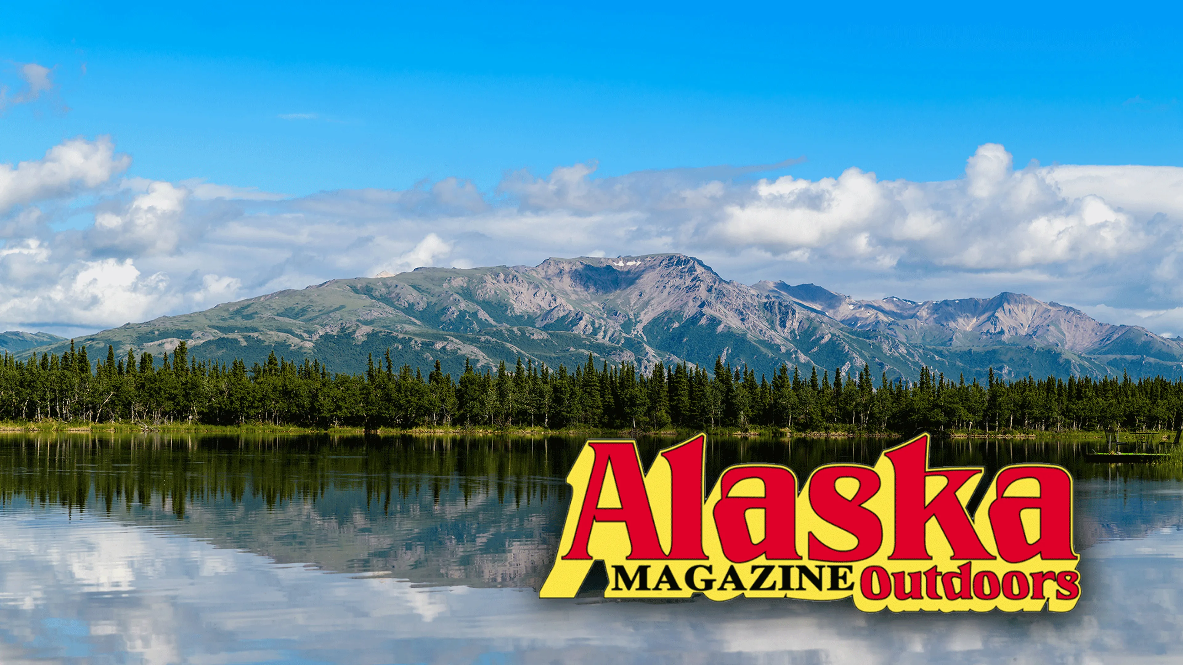 Alaska Outdoors Magazine poster